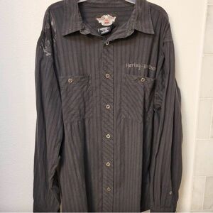 Harley-Davidson Charcoal Embroidered Shirt